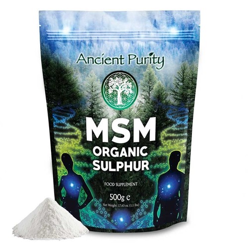 Msm organic sulphur 500g - msm, |