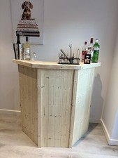 Corner Home Drinks Bar Perfect For Summerhouse,Mancave,Home & Garden