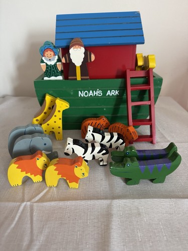 Wooden noah ark - ark, with