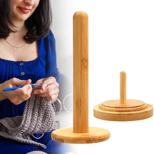 New wooden yarn holder - wooden,