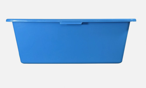 Plastic blue tub 90l - plastic,