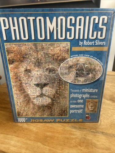 Photomosaics lion 1000 piece - lion,