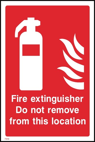 Fire extinguisher not - extinguisher, do