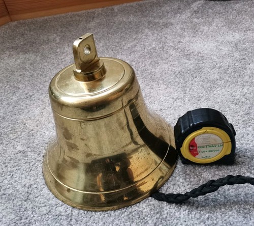 Brass ships bell pub - brass,