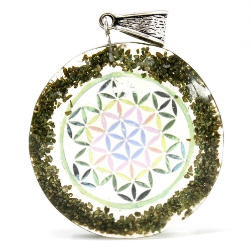 Orgonite power pendant - orgonite,