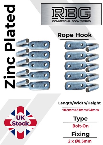 10x tailboard rope hooks small - tailboard,
