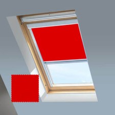 BLACKOUT THERMAL SKYLIGHT BLINDS COMPATIBLE FOR ALL VELUX ROOF WINDOWS-RED
