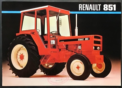Renault 851 tractor - renault,