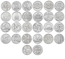 2018 2019 A-Z Alphabet 10p Ten