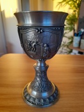 Vintage German Pewter Goblet