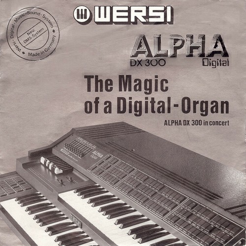 Wersi alpha 300 digital - alpha, dx