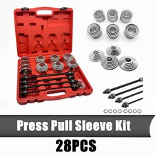 28Pcs Press Pull Sleeve Kit Bush Bearing Removal and Installation Hand Tool Kit