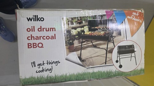 Oil drum charcoal - oil,