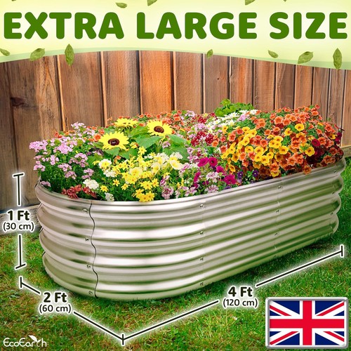 Galvanized raised garden - galvanized, bed