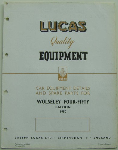 Wolseley four fifty 1950 - wolseley, four-fifty