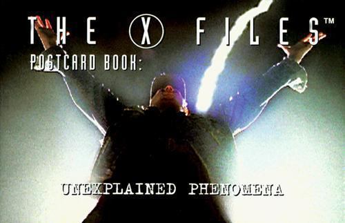 Files postcard book - x-files,