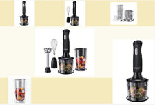 Russell Hobbs Desire 3 in 1 Hand Blender Chopper and Whisk Matt Black 24702
