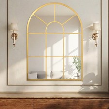 HOMCOM Modern Arched Window