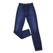 Agolde Women's Pinch Waist Skinny Ultra High Rise Blue Denim Jeans Sz 25