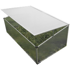Zenport SH7005-ZD Folding Aluminum Cold Frame Greenhouse