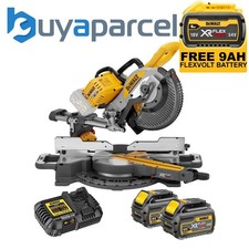 Dewalt DCS727T2 XR FlexVolt Slide Mitre Saw 250mm Double Bevel 54V 2 x 6.0Ah