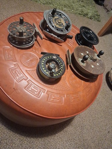 Vintage fly reels - 4, one