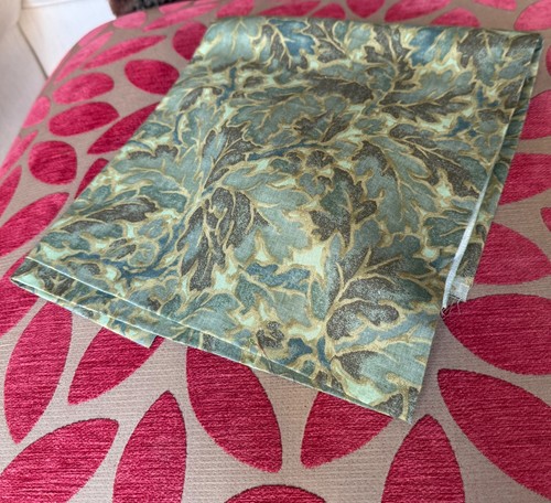 Vintage green fabric material