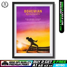 FREDDIE MERCURY QUEEN Wall Art Picture Poster Print BUY 2 GET 2 FREE | A4 to A1