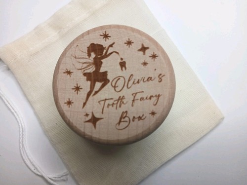 Personalised tooth fairy box - fairy,