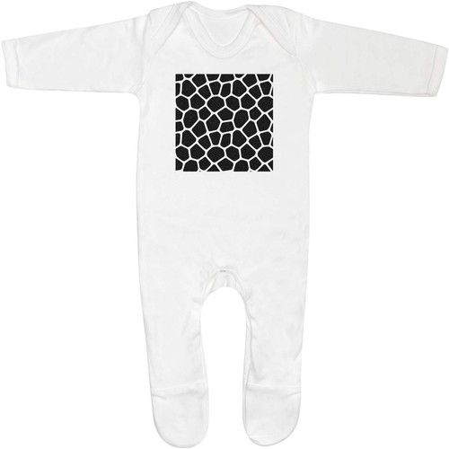 Giraffe pattern baby romper - pattern',