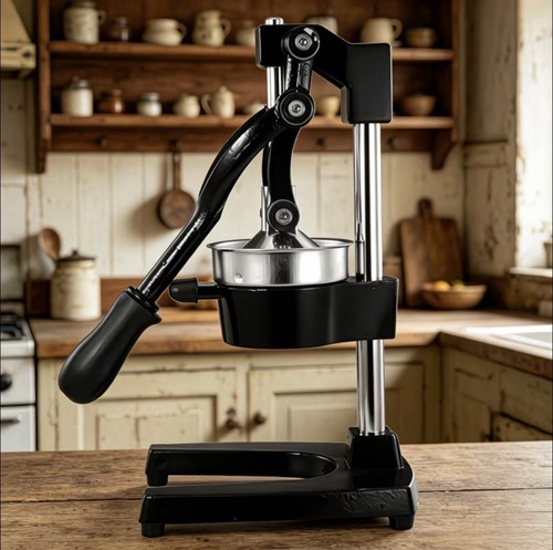 Cast iron fruit press - fruit,