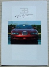 BUGATTI EB112 Car Sales Brochure c1993