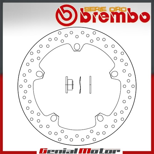 Brake disc fixed brembo serie - brake,