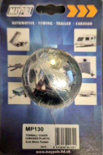 Towball cap cover chrome for - cap,