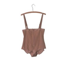 Women’s Beige 3XL Open Bust Shapewear Tummy Control With Adjustable Straps