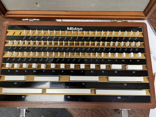 Mitutoyo ceramic metric slip - mitutoyo,