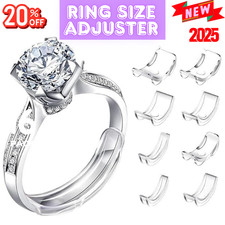 Ring Sizer UK – 8 Pack Invisible Ring Adjuster for Loose Rings, Ring Size Adjust