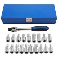 21pc Oil Drain Plug Socket Set