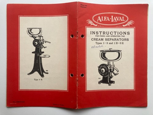 Alfa laval sweden farm cream - laval,