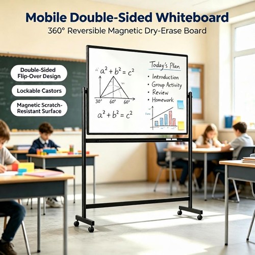 School whiteboard wheels - school,