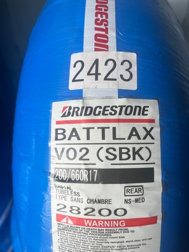 Bridgestone v02 sbk - sbk, rear
