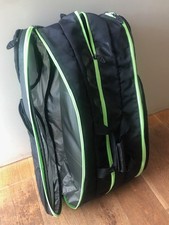 Wilson Tennis Backpack - Black/Lime Green Excellent Condition Plus Strings