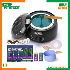 ANRUZ Waxing Kit Pro Digital Wax Warmer Hair Removal Kit Wax Heater IR