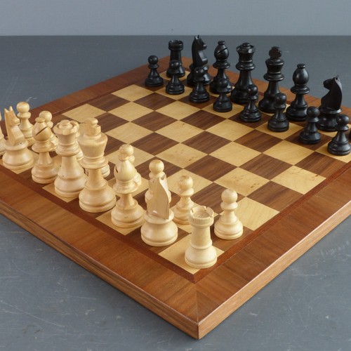 Vintage staunton boxwood chess - boxwood,