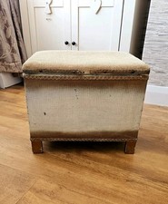 Lloyd Loom Mid Century Ottoman