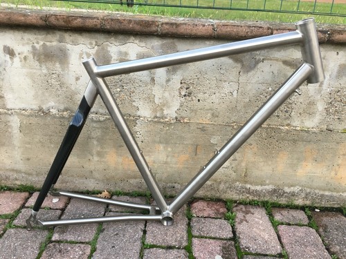 Titanium carbon road bike - road,