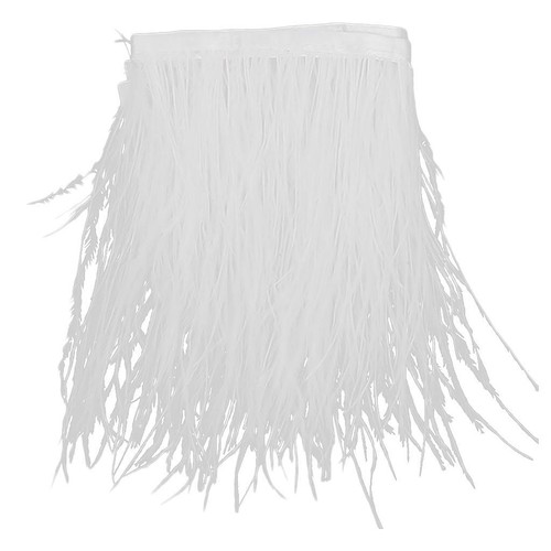 Ostrich feather fringe trim - ostrich,