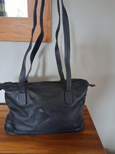 Tula black leathertop handle - tula,