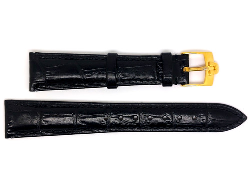 New 18mm black brown genuine - new, black/brown