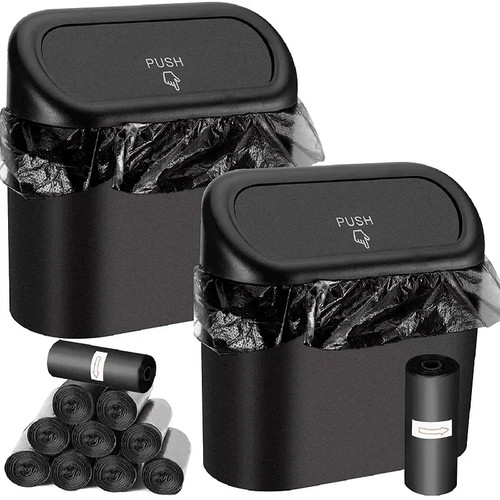 Mini leakproof car - trash, can